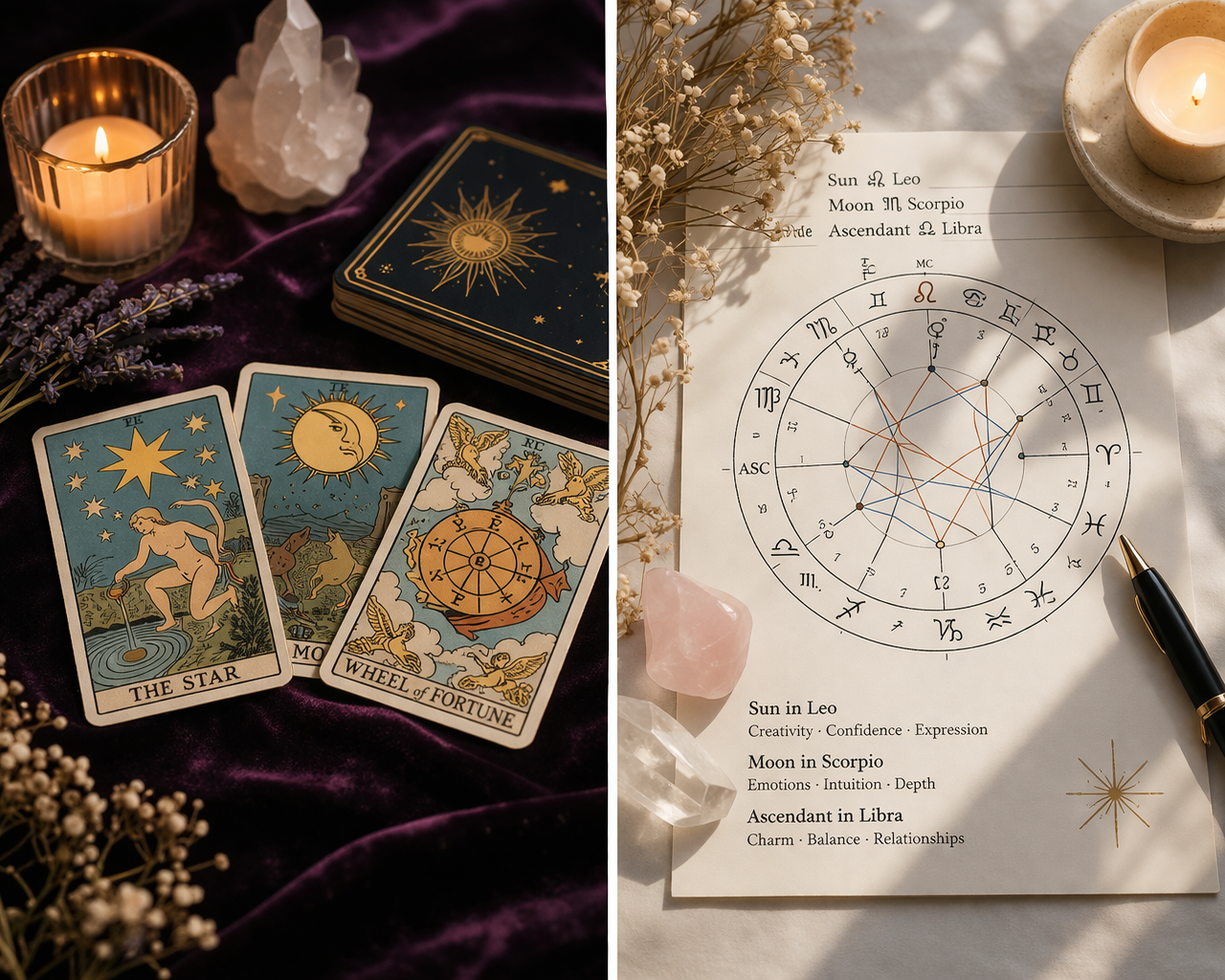 Чем отличается консультация по Таро от астрологического разбора