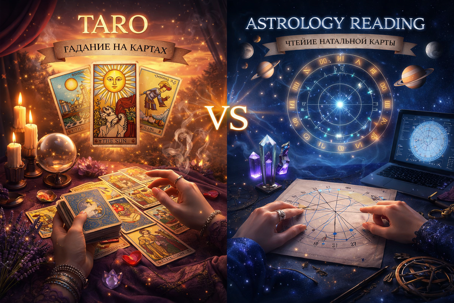 Когда выбрать Таро, а когда астрологию